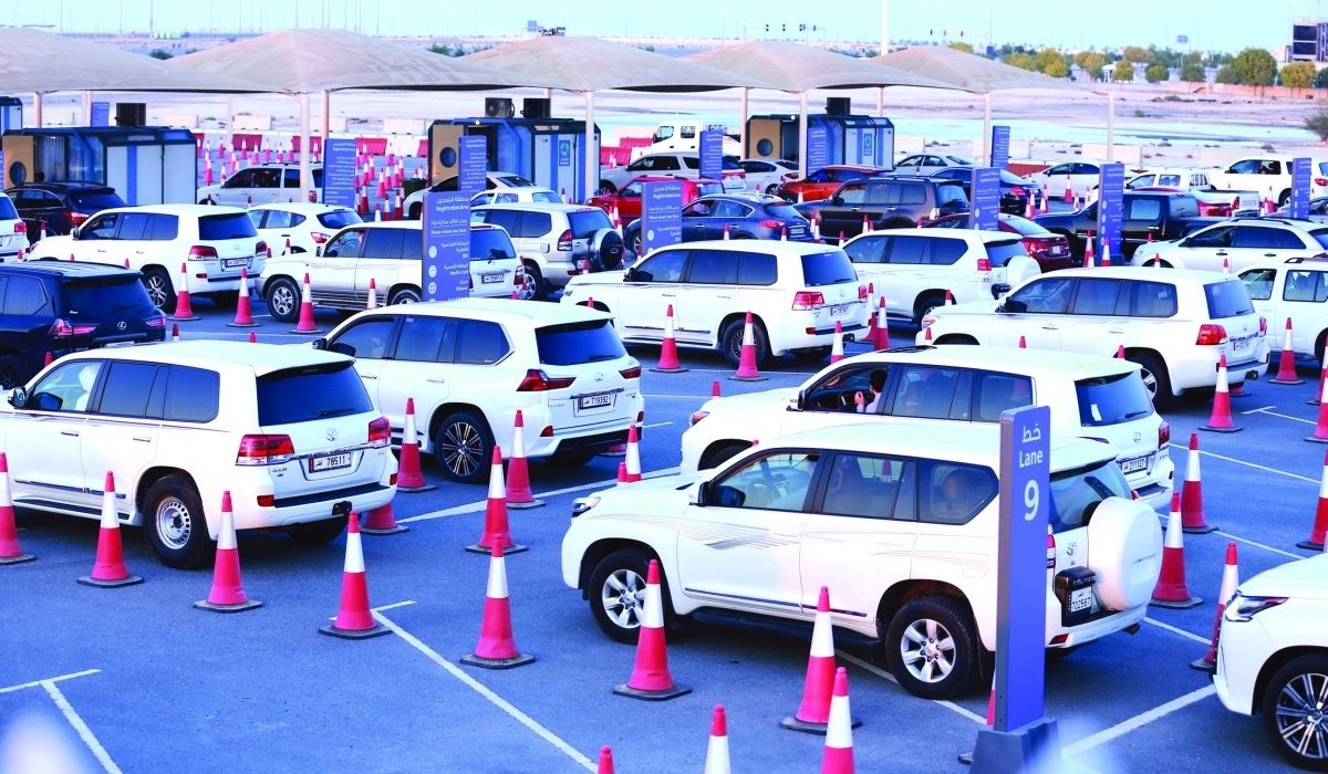Lusail COVID-19 drive-through now offering booster dose